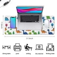 thumbnail image 5 of Long Mouse Pads for Desk,Colorful Dinosaur and Tree Pattern Desk Mats on Top Of Desks, Desk Mouse Pad Extra Large with 3mm Non-Slip Base and Stitched Edge for Gaming,Office,Work,Home 31.5"x11.8", 5 of 6