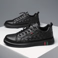 thumbnail image 2 of Zapatos de estudiante de primavera para hombre, zapatillas informales con estampado de cocodrilo, transpirables y a la moda para hombre, 2 of 6