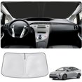 thumbnail image 1 of GHSDFBB Car Windshield Sun Shade Foldable,Sun Protection for Car Front Windshield,Sun Protector for UV Ray,Car Interior Accessories for Sun Heat,Fit for 2016-2024 Toyota Prius, 1 of 7