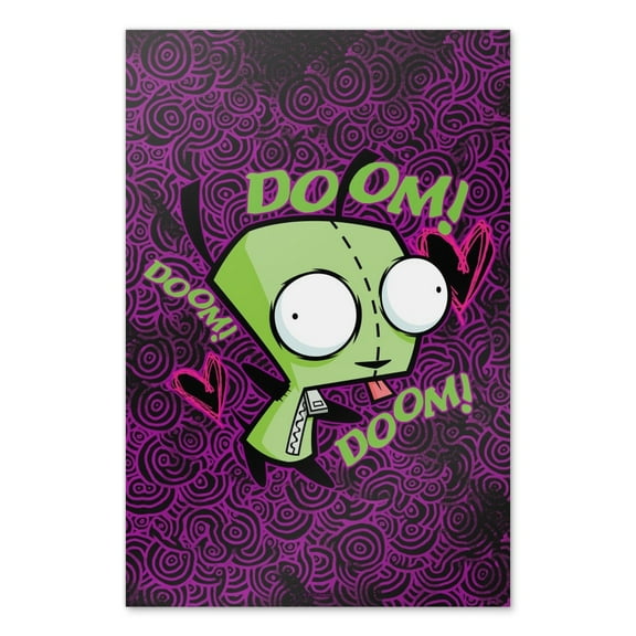 Invader Zim Gir Doom Dance Home Business Office Sign