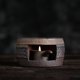 thumbnail image 4 of Tetera de cerámica gruesa para calentar té, estilo antiguo, hecha a mano, juego de té de cerámica para hervir, juego de té de kung fu, 4 of 5
