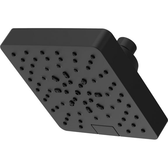 Pfister Ush-51Shw Modern Square 1.75 GPM Multi Function Shower Head - Spot Defense Black