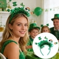 thumbnail image 2 of Green Irish Party Headband: St. Patrick‘s Day Shamrock Festival Hair Accessory for Adults Kids, Carnival Parade Decor & Costume Essential, 2 of 6