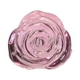 thumbnail image 2 of Pillow Talk Rosy Flower Glass Anal Plug Pink, 2 of 11