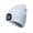 White, variant on Unisex LED Beanie Hat, Hands-Free Warm Winter Knitted Hat with LED Flashlight for Hiking, Biking, Camping