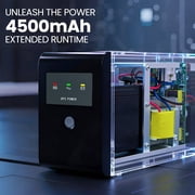 UPS 500VA/300W 120V Backup Power Supply, 3 Sockets, Backup Battery with Surge Protection, Only Suitable for Desktop computer
