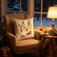 thumbnail image 3 of KFUIRDE Christmas-Printed Cushion Cover 18x18in, 3D Printed Sofa Pillow with Festive Christmas Theme, Decorative Cushion Case for Couch Living Room, Xmas Holiday Home Decor A, 3 of 5