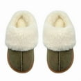 thumbnail image 4 of Fuzzy House Slippers for Girls Boys, Kids Soft Plush House Shoes Winter Warm Indoor Outdoor Slippers, 4 of 6