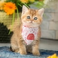 thumbnail image 3 of Valentine's Day Dog Bandana, 1 Pack Adjustable Pets Valentine Day Triangle Bibs Cat Scarf, Holiday Bandana for Medium and Small Dogs C, 3 of 7