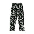 thumbnail image 6 of Uemuo Daisies Flowers Pattern Men's Wide Leg Palazzo Lounge Pants with Pockets Light Weight Loose Comfy Casual Pajama Pants-XX-Large, 6 of 9