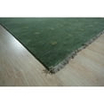 thumbnail image 4 of EORC Hand-Knotted Wool Green Contemporary Transitional Rug - Modern Elegance and Timeless Craftsmanship - 8' x 10', 4 of 7