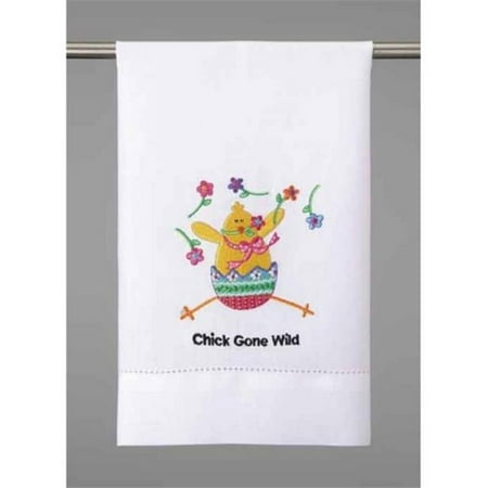 

Peking Handicraft 04CEL29WC 14 x 22 in. Chick Gone Wild GT 1 Design Kitchen Towel