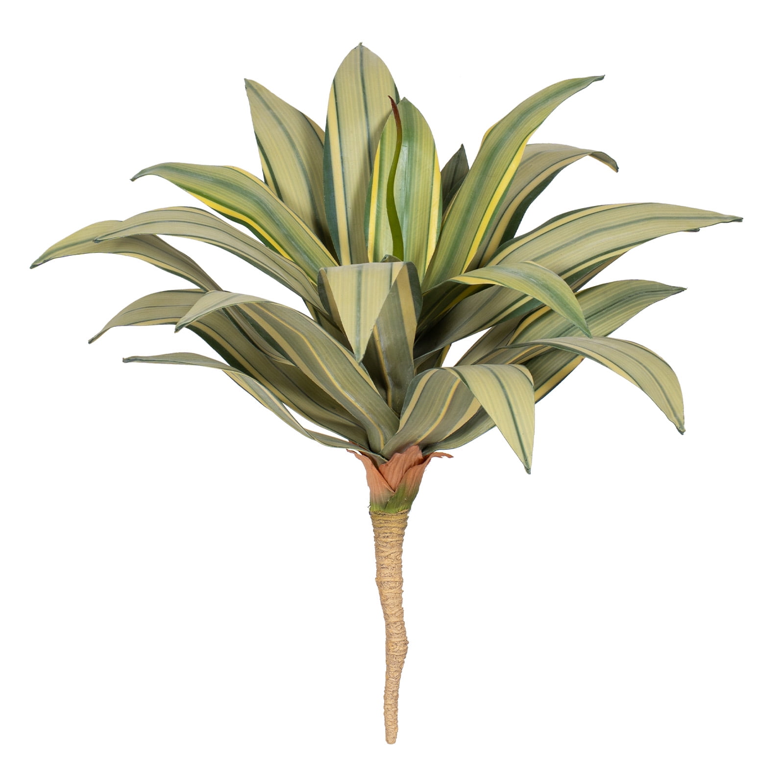 16in Faux Agave Plant, UV Protected Green Artificial Agave, Unpotted Mini Fake Succulent for Indoor Outdoor Decoration