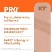 KT Tape Pro Ultra-Breathable Synthetic Kinesiology Tape, Stealth Beige, 20 Precut Strips