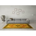 thumbnail image 3 of Ahgly Company Indoor Rectangle Oriental Yellow Industrial Area Rugs, 2' x 4', 3 of 4