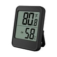 thumbnail image 1 of Mistaha Indoor Hygrometer Thermometer Large Screen Display Desk Wall Magnetic Electronic Temperature Humidity Meters with Bracket for Home Greenhouse Cellar, 1 of 7