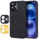 thumbnail image 1 of Funda de teléfono ESR para iPhone 16 Plus con silicona negra MagSafe, 1 of 9