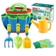 thumbnail image 2 of Fiudx Liquidación de ofertas flash Juego de herramientas de jardinería para niños, juego de herramientas de jardín de 6 piezas para niños, juego de juegos al aire libre, herramientas de jardín para n, 2 of 7
