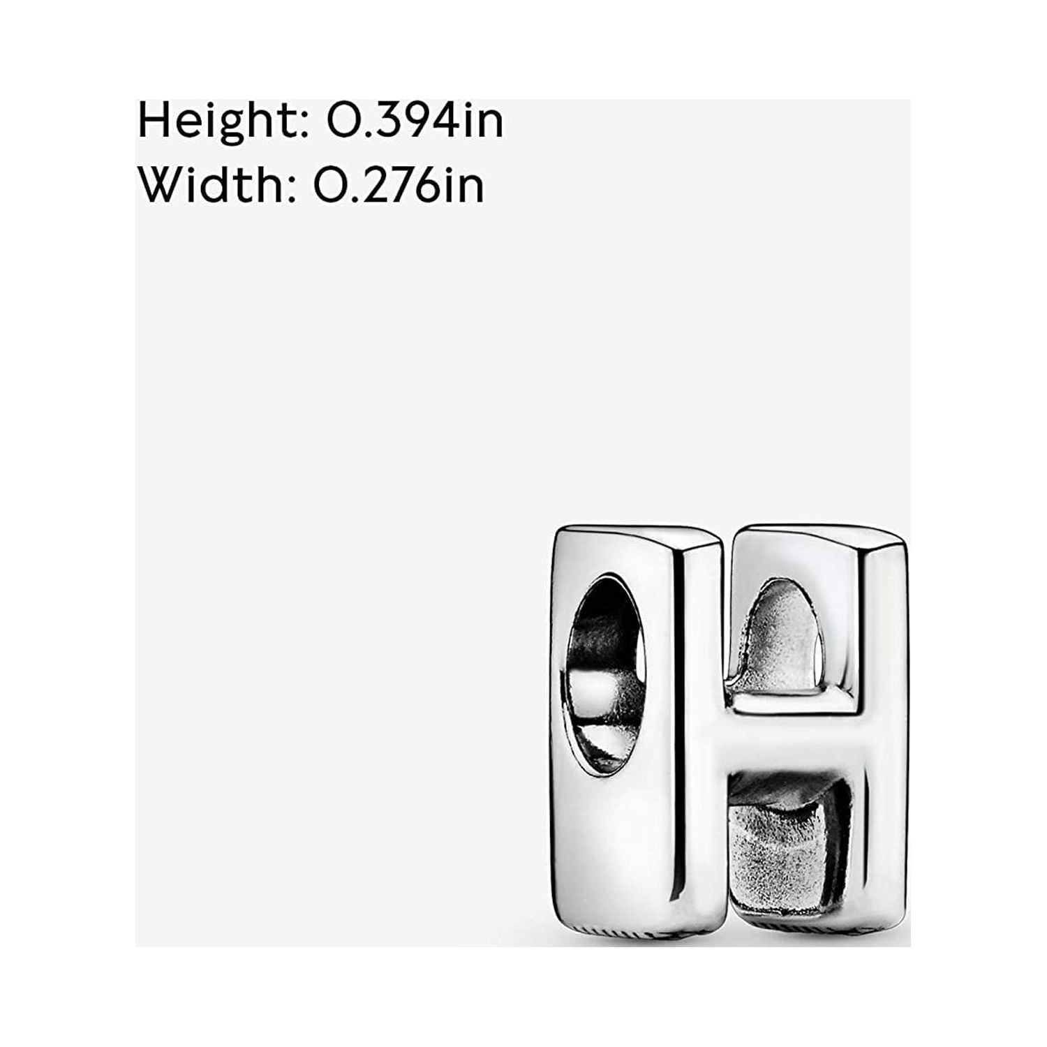 PANDORA Letter H Charm - 797462 - Walmart.com