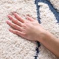 thumbnail image 2 of SAFAVIEH Florida Tamzen Abstract Shag Area Rug, Cream/Blue, 2' x 3', 2 of 13