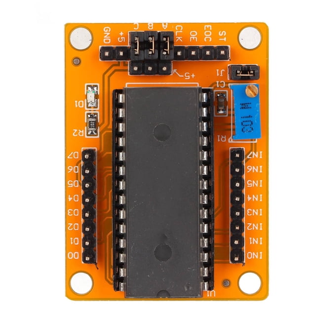 Módulo de conversión, conversión analógica a digital, placa convertidora de voltímetro digital, módulo convertidor AD, rendimiento sólido
