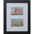 thumbnail image 1 of Post Card Frame for Two (2) 3.5" X 5.5" Post Cards Black Frame with White (White Trim) Matting, 1 of 4