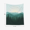thumbnail image 2 of Gojian Forest Tapestry Wall Hanging - Green Misty Pine Tree Nature Wall Art, Tapestries BoHo Decor for Living Room & Bedroom Spaces, 2 of 4