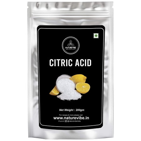 Naturevibe Botanicals Citric Acid - 200Gm