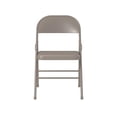 thumbnail image 3 of COSCO All-Steel Folding Chair, Tan, 4-Pack, 3 of 6