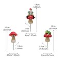 thumbnail image 7 of TNSAWRRYOE Charming Dwarf Frog Mushroom Garden Yard Decor-Outdoor Statue Set for Potted Plants & Gardens, 7 of 7