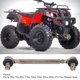 thumbnail image 4 of 2 Pcs Tie Rod Ball Joint M10 10mm Thread Steel Alloy Sway Bar End Set for 50cc 70cc 90cc 110cc ATV Four Wheeler Quad, 4 of 5