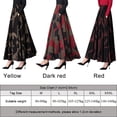 thumbnail image 7 of BUYISI Casual Floral Aline Skirt for Women with Pockets and High Waist Design Dark ren XL, 7 of 7