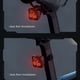 thumbnail image 3 of Yuarrent Luz trasera de bicicleta animada con píxeles DIY, luz trasera de seguridad para bicicleta con Sensor de freno duradero Ciclismo, 3 of 4