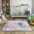 thumbnail image 3 of WOBOGO Blue Birds Pink Flowers Baby Playmats Extra Large Waterproof Rollable Activity Pads for Toddlers 50×50inch, 3 of 7