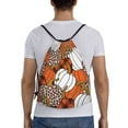 thumbnail image 2 of Bingfone Various Pumpkins Drawstrings Backpacks Bags For Men Women Gym Drawstrings Bag, 2 of 9