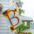 thumbnail image 3 of America Forever Summer Sunflower Ladybugs Monogram House Flag Letter B 28 x 40 inches Yellow Floral Spring Double Sided Vertical Outdoor Yard Lawn Decorative Yellow Hello Sunshine House Flag, 3 of 5