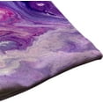 thumbnail image 5 of Purple Marble Pattern Cotton Linen Decorative Throw Pillow Case Cushion Cover Pillowcase for Couch Sofa Bed,12 X 20 Inches, 5 of 6