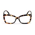 thumbnail image 3 of Women Big Lens Butterfly Reading Glasses - Fun Cateye Clear Lens Readers - Vintage Fashion, 3 of 4