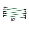 thumbnail image 4 of Cable De Encendido De Coche De Silicona De Alto Rendimiento Y Durabilidad, Color Verde, 4 of 9