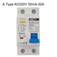 thumbnail image 2 of Disjoncteur de Courant Résiduel Mcccb RCD Type A/AC RCBO DPNL, 2 of 7