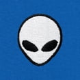 thumbnail image 2 of Dalix Lil Alien Heavy Cotton Short Sleeve Summer Tee Mens in Royal Blue S Small, 2 of 5