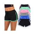 thumbnail image 3 of Casual Fast Drying Drawstring Color Block Elastic Waist Women Shorts, 3 of 6