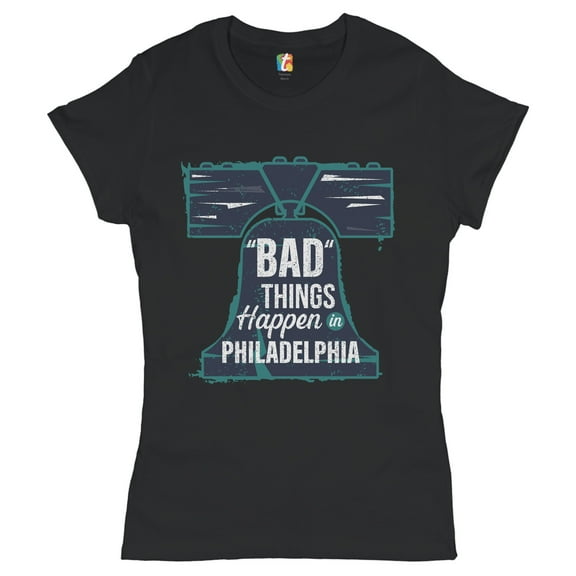 Tee Hunt Bad Things Happen in Philadelphia T-Shrit 2024 Election Debate Women's T-Shirt Tee