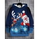thumbnail image 5 of Sudadera con capucha y estampado 3D para hombre con temática navideña, ropa deportiva con cordón, camisetas de manga larga, ropa gráfica divertida para hombre, 5 of 5