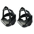 thumbnail image 4 of Estribos Para Adultos De 2 Uds., Estribos De Caballo Resistentes Para Silla Ecuestre Al Aire Libre, Color Negro, 4 of 8