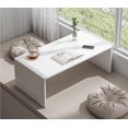 thumbnail image 1 of Coffee Table, Bay Window Table, Solid Wood Floor Table, Bedroom Floor Table, Tea Table, Simple Square Low Side Table, Assembly Bay Window Table(White,39.4 * 15.7 * 15.7in), 1 of 1