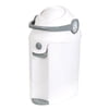 Baby Trend Deluxe Diaper Champ Pail for Infants and Toddlers, White & Gray