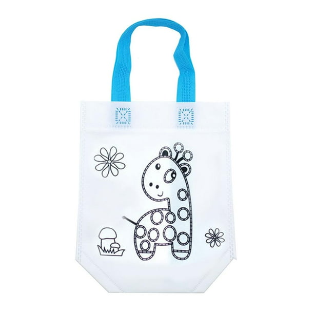 Bolsa para Colorear Bricolaje Juguete de Tela para Proyectos de Decoracion de Bricolaje Dibujo Aleatorio UNA Yotijar Mochila de graffiti para ninos Walmart en linea