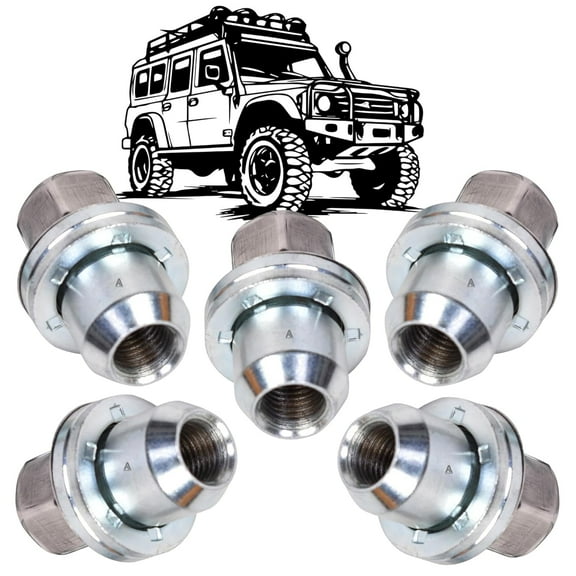 AUTOACER Wheel Lug Nuts 14x1.5 Compatible with LR2 2008-2015, LR3 2005-2009, LR4 2010-2016, Defender 2020-2024, Discovery, Discovery Sport, R Rover Sport, R Rover Evoque, R Rover Velar