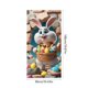 thumbnail image 3 of Decoraciones de Pascua, adornos de Pascua, regalos de Pascua, cubierta de puerta de Pascua, festival, fiesta, cortinas de puerta para interior y exterior, banderas de tela colgantes, cubierta de puert, 3 of 6